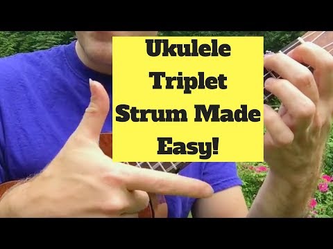 How to strum Ukulele || The Easy Secret to Triplet Strums (Free songsheet)