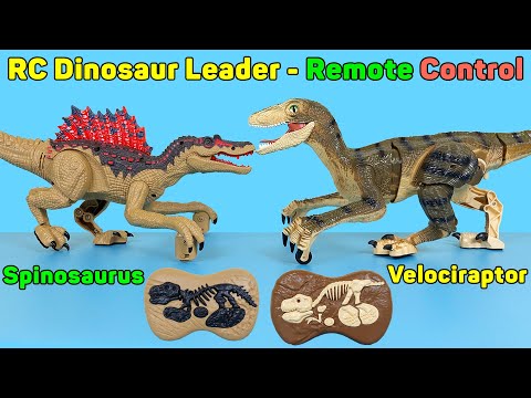 RC Dinosaur Leader - Remote Control Dinosaur World, Simulation Walking Roaring | Unboxing & Review
