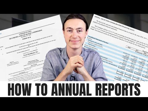 How To Read An Annual Report (10-K)
