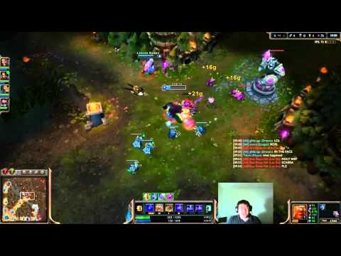 scarra makes a huge play on Gragas