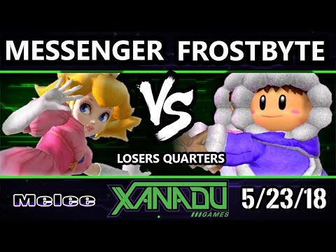 S@X 251 SSBM - Messenger (Peach) Vs. Frostbyte (Ice Climbers) - Smash Melee Losers Quarters