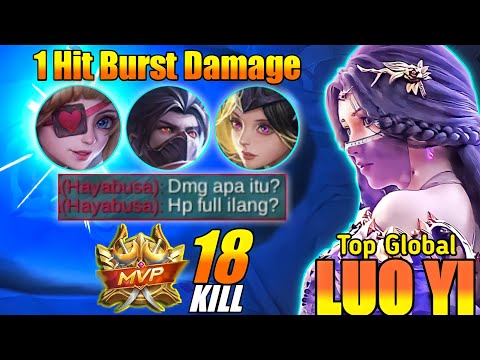 INSTANT KILL!! Luo Yi Double Passive Very Over Power | Luo Yi Best Build 2022 Top 1 Global - MLBB