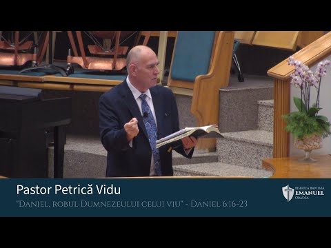 24.01.21 AM | P. Vidu "Daniel, robul Dumnezeului celui viu" - Daniel 6:16-23