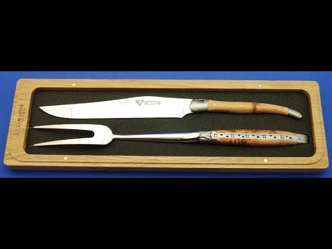 Laguiole enAubrac Tranchierbesteck Wacholder - www.pizzini.at