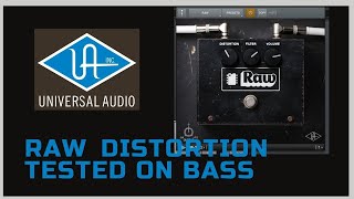 Video thumbnail for 🤘UAD-2 RAW Distortion Plugin 🤘(Tested on BASS) Pro Co Rat simulation pedal by Juanka Trujillo