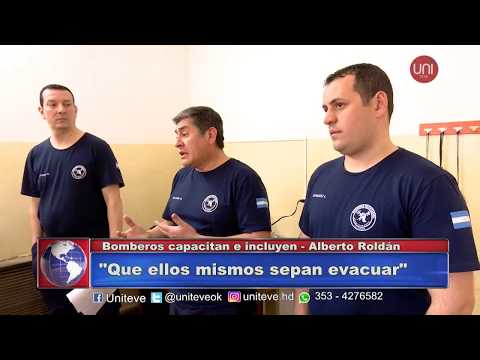 Bomberos capacitaron e incluyeron