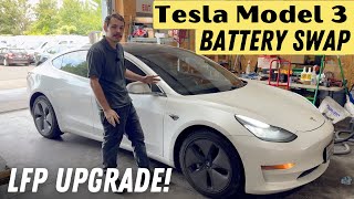 Tesla Model 3 Battery Swap Chemistry Change! NMC to LFP