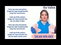 VIA VALLEN SALAH APA AKU SETAN APA YANG MERASUKIMU LYRICS