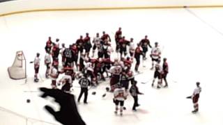 Lite gurgel dif Luleå slagsmål efter matchen är slut