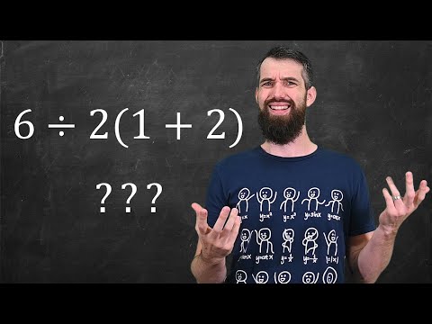 Math Prof answers 6÷2(1+2) = once and for all ***Viral Math Problem***