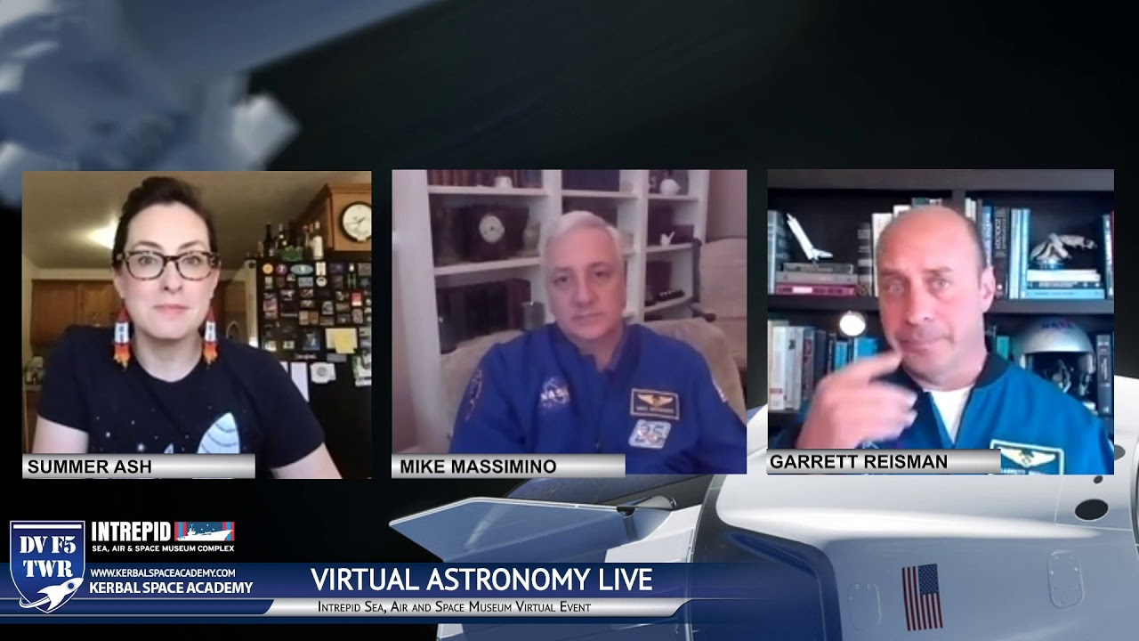 Virtual Astronomy Live (May 21, 2020): NASA Launch of Demo-2 with Mike Massimino & Garret Reisman - YouTube