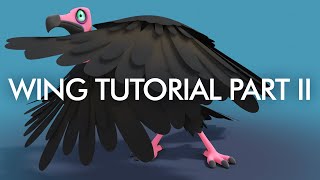Download the video "Rigging a Wing Using Geometry Nodes in Blender 3.4. Part 2"