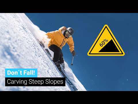 How to Ski Steep Slopes While Carving thumbnail