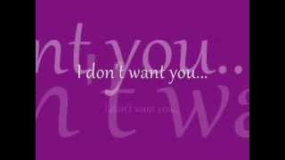 Jessica Lowndes - I don&#39;t want you anymore lyrics