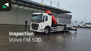 جديدة شاحنة مسطحة Volvo FM 500 6X2 NEW! Palfinger PK41002 EH-E Kran Crane Lift-steering | صورة 4 - Autoline