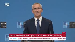 NATO Secretary General Jens Stoltenberg holds a press briefing at NATO headquarters | DW News