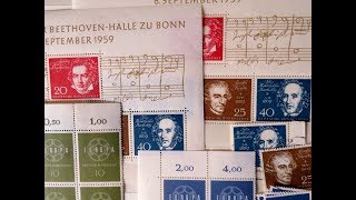 Briefmarken wertvoll oder nicht: Schatzsuche in Briefmarkensammlung der 50er und 60er Jahre