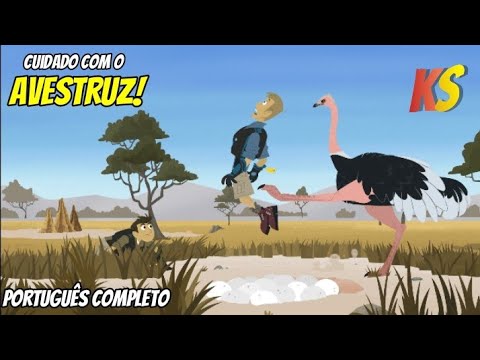 kratts series - cuidado com o Avestruz| episódio completo - português |Aventura com os kratts T6 E13