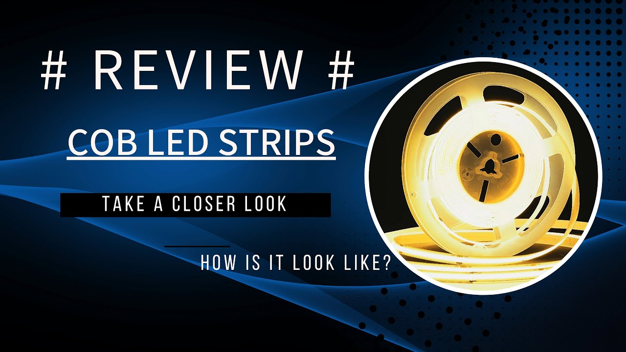 Observe The Flexible Cob Led Strips Tape Lights In 30'S