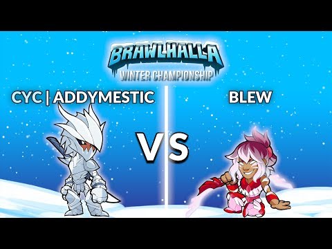 Addymestic vs Blew - 1v1 Top 8 - Brawlhalla Winter Championship EU