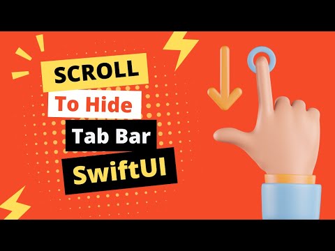 SwiftUI: Scroll to Hide Tab Bar - iOS 16 & 17 - Xcode 15 thumbnail
