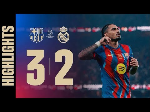 BARCELONA VS REAL MADRID 3-2 Full highlights
