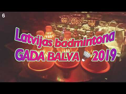 Latvijas badmintona gada balva 2019