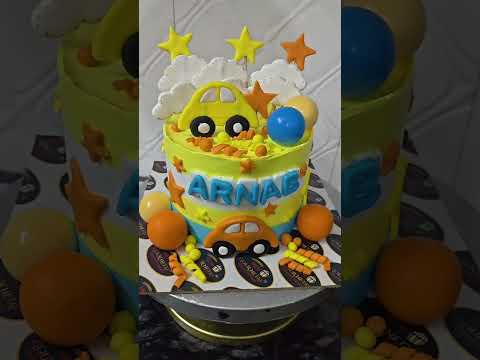 Car Theme Cake Design  🎂