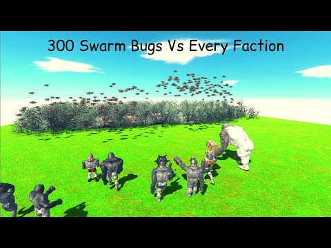 #Shorts | 300 Swarm Bugs Vs Every Faction ARBS |Animal Revolt Battle Simulator