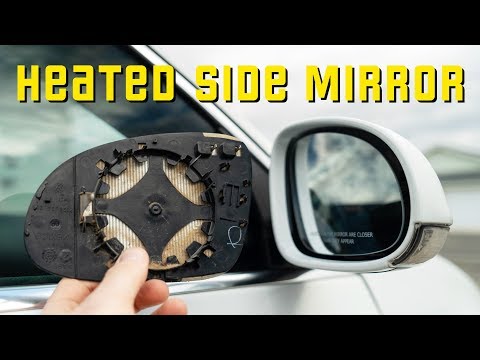 Replace Heated Side Mirror Glass.  EASY!  (Any Volkswagen)
