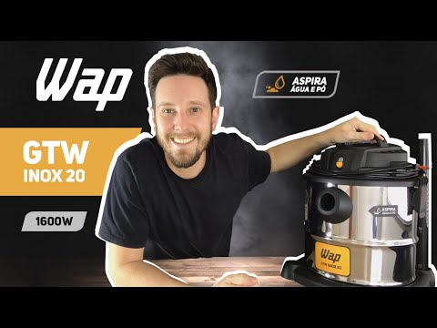 GTW INOX 20 - Conheça o Aspirador de Água e Pó da WAP | ACADEMY