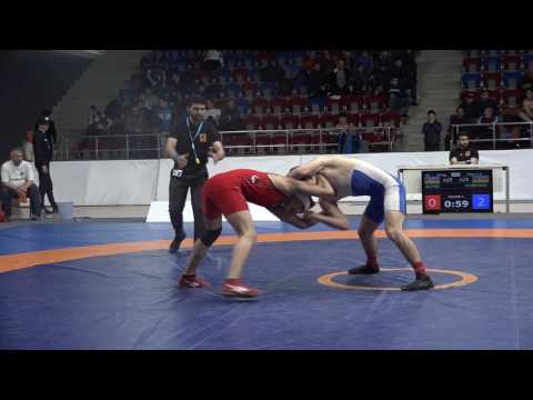 54 kq sərbəst, Bürünc medal / Sadiq Əliyev (Cəlilabad) - Vüsal Hüseynov (Abşeron)