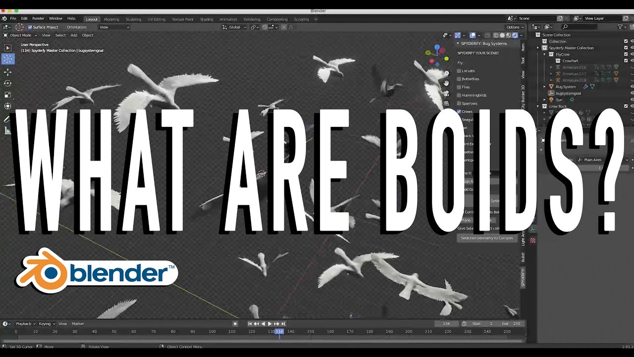 BOIDS in Blender 3d: What are they?