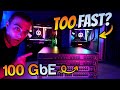 This is just too fast! 100 GbE // 100 Gigabit Ethernet!