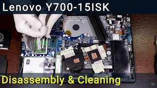 Video thumbnail for Lenovo Y700-15ISK Disassembly, Fan Cleaning, and Thermal Paste Replacement Guide by How-FixIT