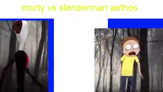 Cover art for morty vs slenderman WHY AM I PLAYING THIS?