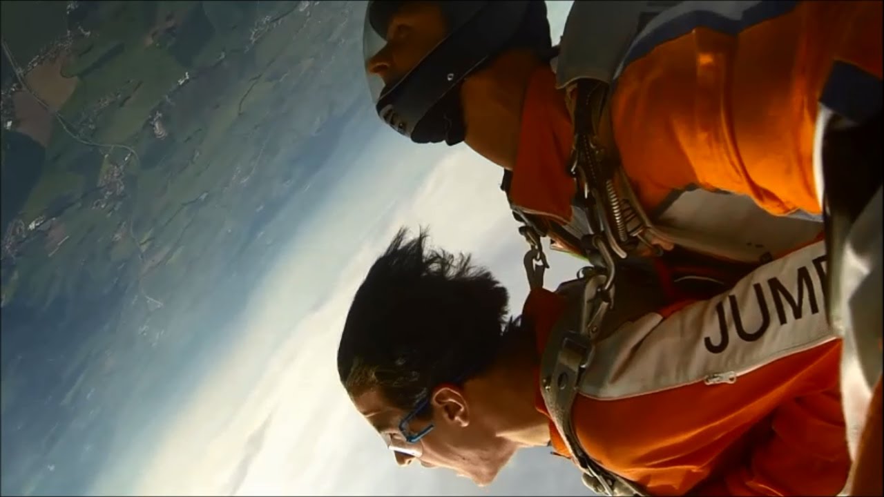 Česko, skydiving a bungee jumping - 2015