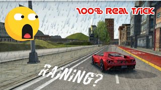 Can I make Rain in the City : Extreme Car Driving Simulator :  Secret Tricks