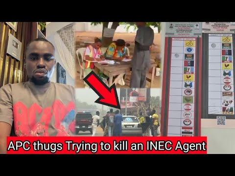 APC Thugs Harassing INEC Officials At The AMAC Chairmanship & Counsilor Elections In Abuja 