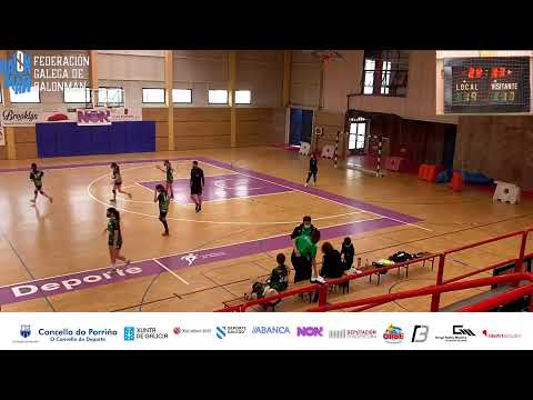 infantil femenino.liga oro . j:18. balonmano porriño - UB lavadores