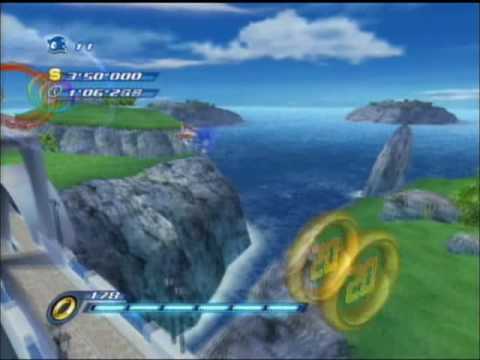 Wii - Sonic Unleashed: Apotos Windmill Isle (Day Stage) S Rank