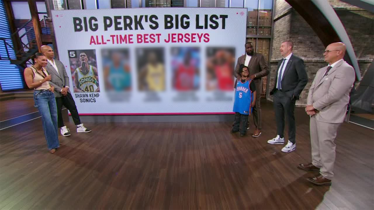 Big Perk's BIG LIST of the BEST NBA jerseys of all-time 🍿 | NBA Today