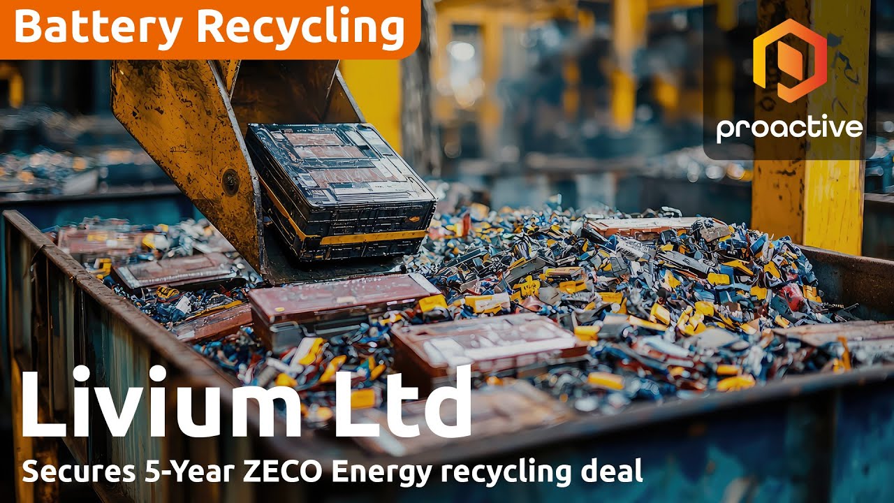 Livium signs exclusive five-year recycling agreement with ZECO Energy