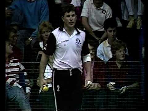 1987 ICF Indoor Cricket Opens National Titles. Queensland vs New South Wales prelim final. Open Mens