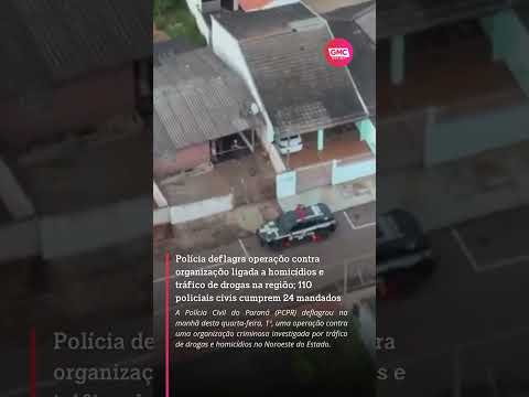 PCPR deflagra operação contra grupo criminoso no Noroeste do Paraná