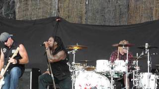 Sevendust "Suffocate" Rock Fest, Cadott, WI 7/21/12 live concert