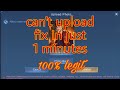 Mlbb Can T Upload Albums Fix In Just 1 Minutes 100 With Proof