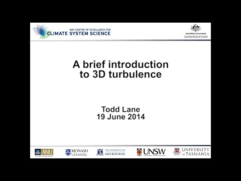 A brief introduction to 3D turbulence (Todd Lane)