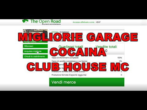 MIGLIORIE DEL GARAGE COCAINA CLUB HOUSE MOTORCYCLE GTA V ON LINE