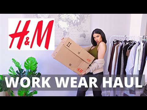 H&M Workwear TRY ON HAUL New In! Sophisticated and On-trend Outfit Ideas! 🌿